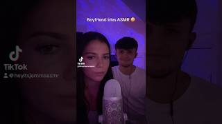 My boyfriend tries asmr 🤪 relax triggers asmrtriggers asmr tingles asmrvideos relaxing [upl. by Thalassa]