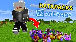 COMO INSTALAR DATAPACKS EN UN SERVIDOR DE ATERNOS MINECRAFT [upl. by Kremer]