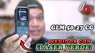 NUEVO telémetro✳️ LÁSER VERDE ✳️de Bosch  GLM 5027 CG [upl. by Madoc212]