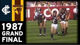 1987 VFL Grand Final  Carlton Vs Hawthorn Extended Highlights [upl. by Audrit482]