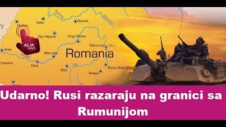 Udarno Rusi razaraju na granici sa Rumunijom [upl. by Mikel]