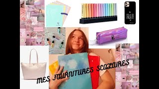 MES FOURNITURES SCOLAIRES 2023  2024 BACK TO SCHOOL EP 1 [upl. by Dugald]