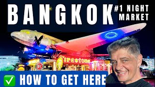 Best Bangkok Night Market How to get to Srinagarindra Train night market with new yellow line [upl. by Norabel234]