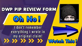 PIP Review  How to Get a Copy of Your Original Claim Form from the DWP [upl. by Eimar]