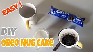 HOW TO MAKE OREO MUG CAKE without ovenmicrowave [upl. by Birgitta779]