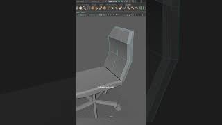 Low Poly Swivel Office Chair 3D modeling Autodesk Maya tutorial [upl. by Elodie846]