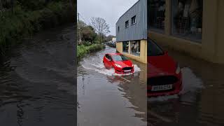 Huge tide flooding the roads of Falmouth and Penryn shorts [upl. by Ladiv]