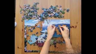 Puzzle commentary Ravensburger barn on fjord [upl. by Eiramassenav409]