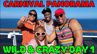 Carnival Panorama Family Cruise Kickoff Embarkation Day Funquot [upl. by Yeclek]