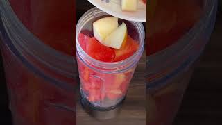 Watermelon and Apple Smoothie shorts shortvideo smoothie recipe smoothierecipes healthyfood [upl. by Ventre]