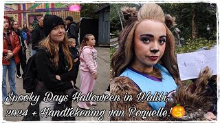 Spooky Days Halloween in Walibi 2024  Handtekening van Roquelle 🎃✨ [upl. by Siuoleoj513]