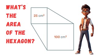 How to Find the Area of a Hexagon with two Squares Inside [upl. by River]