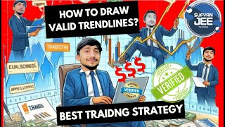 How to draw valid trendlines Trendlines flipTrendlines breakout  Types of trendlines Channels [upl. by Aramak]