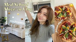 Moving Vlog back in california med school orientation new school year anxiety [upl. by Oderfliw]