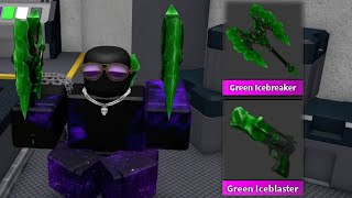 Green Icebreaker set montage  roblox turbos mm2 [upl. by Rudolfo]