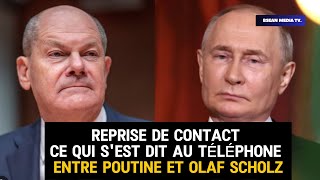 Reprise de contact  Ce qui sest dit au téléphone entre Poutine et Olaf Scholz [upl. by Akiwak735]