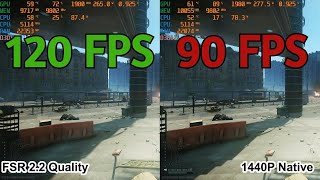 Escape from Tarkov FSR 22 VS Native 1440P Comparison  RTX 3080  12700KF  High Settings [upl. by Mccormac]