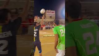 Fakhar watoo powerful showball spike vollyball youtubeshorts likeandsubscribe viralvideo [upl. by Aderf]