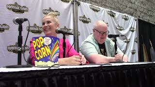 Catherine Sutherland and David Fielding MMPR ReunionHamilton Comic Con 2024 [upl. by Rycca]