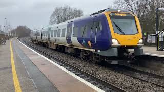 Train at Alfreton On a Leeds to Nottingham service [upl. by Eriha]