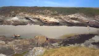 Praia de Esteiro Concelho Ribadeo Lugo  Galiza [upl. by Alinna313]