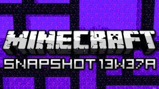 Minecraft MEGA PORTALS CLICKABLE COMMANDS AND MORE Snapshot 13w37a [upl. by Rahm897]