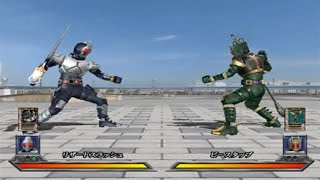 Kamen Rider Blade PS2 Blade vs Leangle HD [upl. by Llednil]