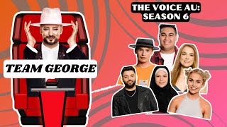 Season 6 TEAM GEORGE  Full Summary  The Voice Australia 2017 [upl. by Klute721]