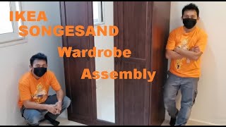 IKEA SONGESAND Wardrobe Assembly [upl. by Johnette185]