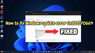 FIXED Windows update error 0x80070664  2024 [upl. by Elvina212]