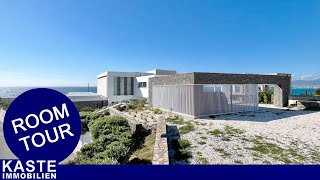 Kreta  einzigartige Villa am Meer mit Innenpool Gärten und Gästehaus  Kaste Immobilien Roomtour [upl. by Eiramanig2]