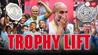 FULL Trophy Lift amp Celebrations Manchester City 2024 Community Shield Winners [upl. by Latoniah]