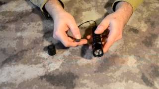 BK SF G2 Style T6 500 lumens LED Flashlight  Airsoft Gear Test [upl. by Remmus]