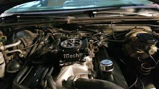 FiTech Go EFI 4 on my 454 Grand Prix  first start [upl. by Appel162]