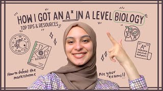 HOW I GOT A IN A LEVEL BIOLOGY  TOP revision tips resources notes amp websites to ace your exams [upl. by Cown]