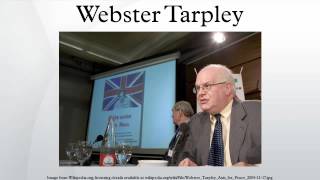 Webster Tarpley [upl. by Harimas]