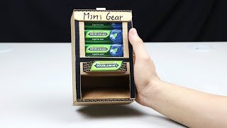 How to Make DOUBLEMINT Mini Vending Machine  Very Simple [upl. by Lunneta]