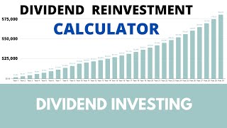 Dividend Reinvestment Calculator [upl. by Inasah339]