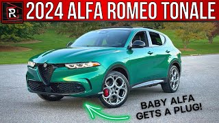 The 2024 Alfa Romeo Tonale Veloce Is An Italian Take On A Turbo PlugIn Hybrid SUV [upl. by Laud508]