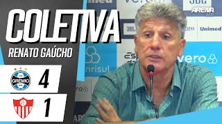 COLETIVA RENATO GAÚCHO  AO VIVO  Grêmio x Guarany  Campeonato Gaúcho 2024 [upl. by Irmo]