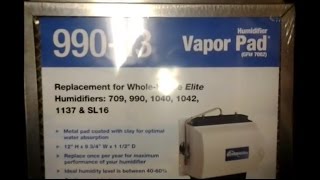 REPLACING A GENERALAIRE 900 HUMIDIFIER PAD ON MY FURNACE [upl. by Xenophon488]