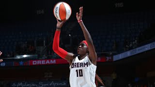 No 1 pick Rhyne Howard knocks down her first 3pointer in the WNBA 👀🎯 [upl. by Stag]