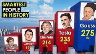 COMPARISON  Historys SMARTEST People  Highest IQ in the World  RANKING 2024 [upl. by Aninotna806]