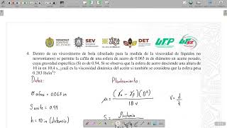 PROBLEMA RESUELTO VIDEO 03 TRANSMISIÓN DE CANTIDAD DE MOVIMIENTO [upl. by Martainn187]