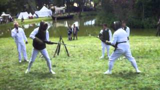 Pokaz szermierki karabinem szermierczym Bayonet fencing show [upl. by Lorrimer]