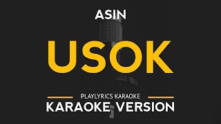 Usok  Asin Karaoke Version [upl. by Janene]