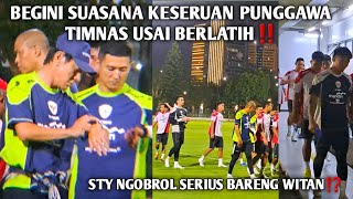 Begini Suasana Keseruan Pemain Timnas Berlatih‼️ Sty Beri Wejangan Ke Witan⁉️ [upl. by Woodrow570]