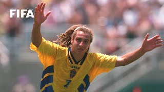 🇸🇪 Henrik Larsson  FIFA World Cup Goals [upl. by Kanor]