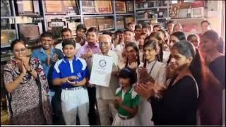 student celebrates Guinness certificate unboxing [upl. by Dovev]