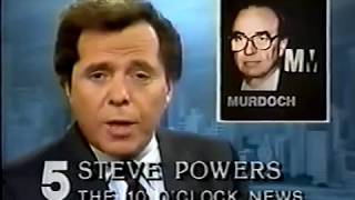 WNEWTV Report Rupert Murdoch Buys Metromedia 1985 [upl. by Retnuh]